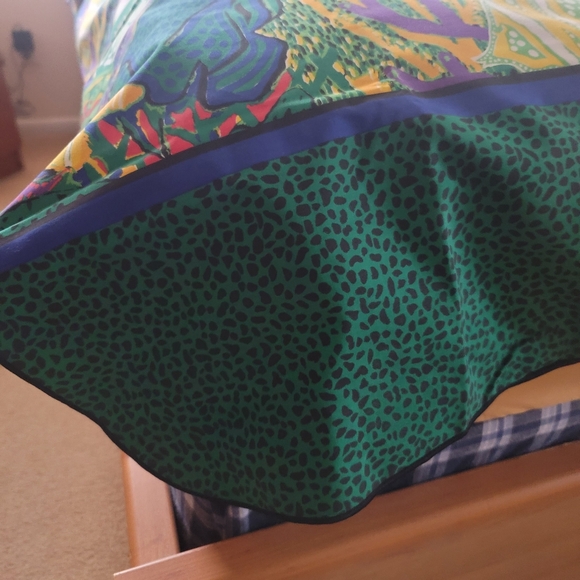 Vintage Jenny Kee Fish Doona Duvet Cover 87" x 68" - Picture 7 of 7